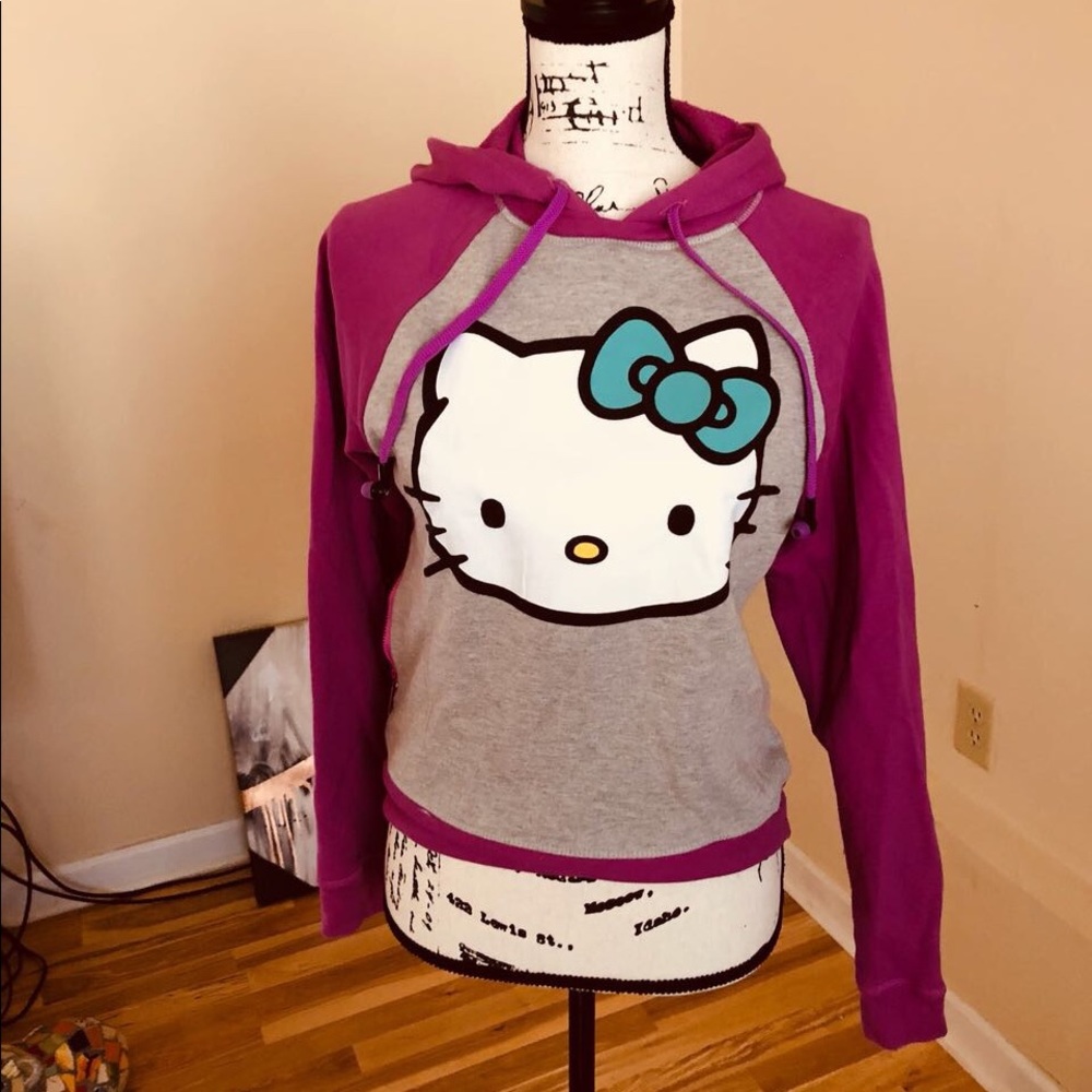 Hello kitty headphones hoodie